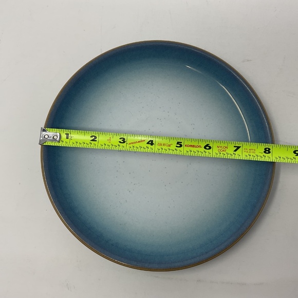 Denby Azure Haze Stoneware Coupe Side Salad Luncheon Plate (4 available $25) - Picture 3 of 4